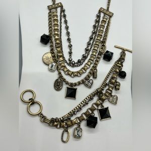 Luxe Treasure Necklace and Bracelet